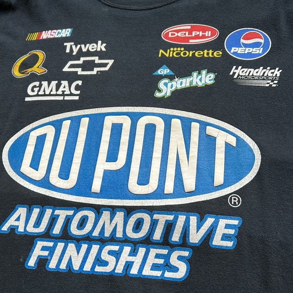 Vtg Jeff Gordon Nascar Graphic Tee Numbers & Sponsers Chase Vintage Retro Y2K - Picture 2 of 6